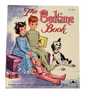 The Bedtime Book 1963 by Mabel Watts Vintage Golden Tell A Tale Collectible Bk